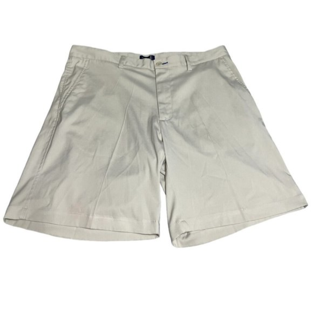 Stitch Golf 35‎ Tan Flex Wicking Performance Golf Stitch Tech Shorts